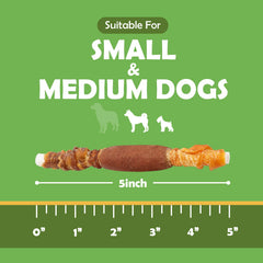 MON2SUN Premios de tres sabores: visualización del conjunto para perros curiosos.