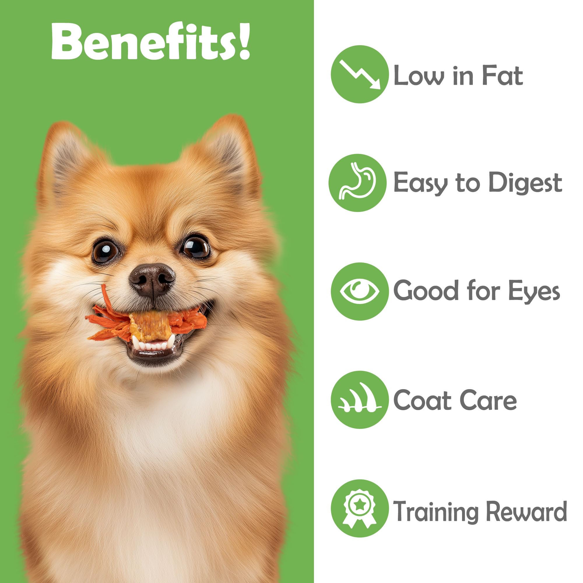 MON2SUN Premios para perro: tamaño pequeño ideal para perros pequeños.