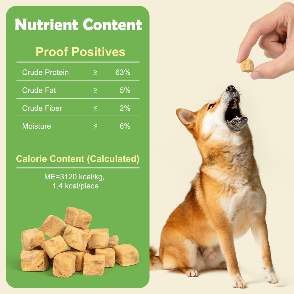 MON2SUN snack para perros y gatos: sabor natural y fácil de digerir.