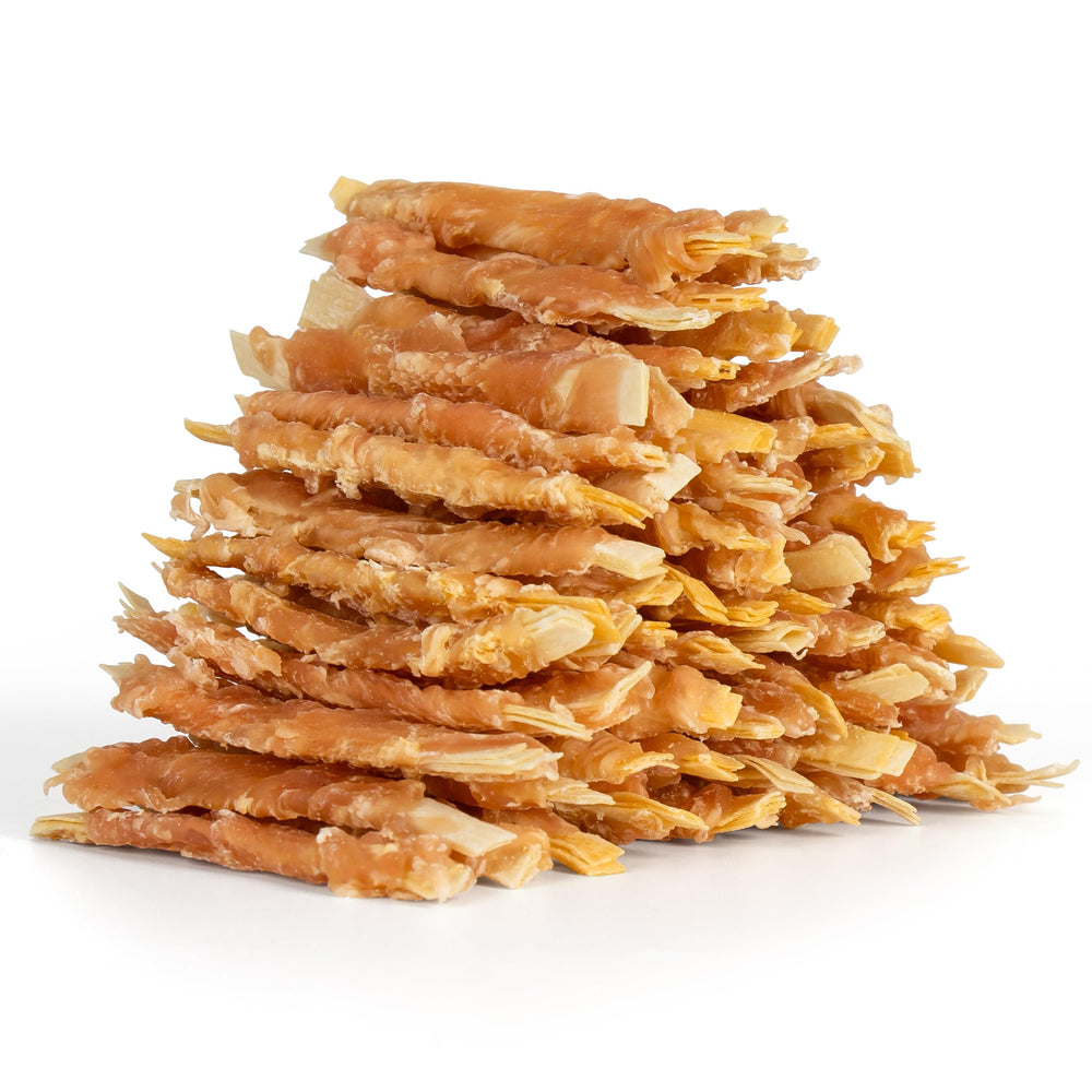 MON2SUN snacks para perros: cod envuelto en pollo, 4 pulgadas, ideal para perros pequeños