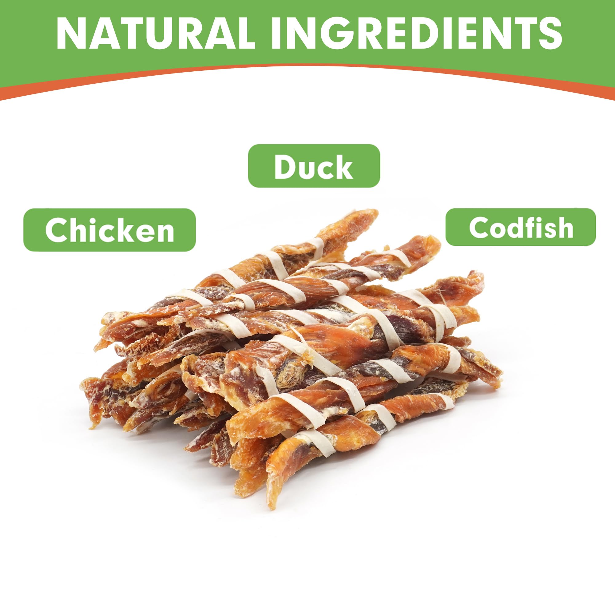 MON2SUN tiras de carne seca triple sabor para perros pequeños, snack práctico.