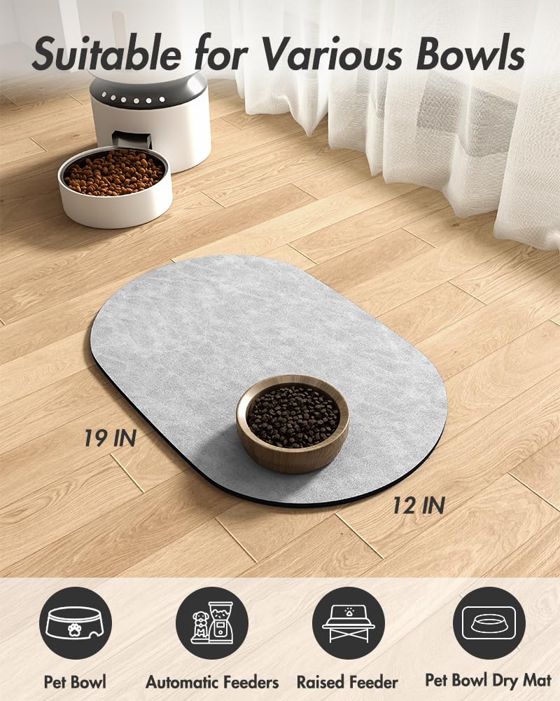 MontVoo apto para perros y gatos, perfecto para comidas y agua.