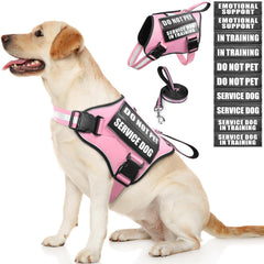 MOOGROU arnés de servicio para perro, conjunto completo listo para entrenamiento.