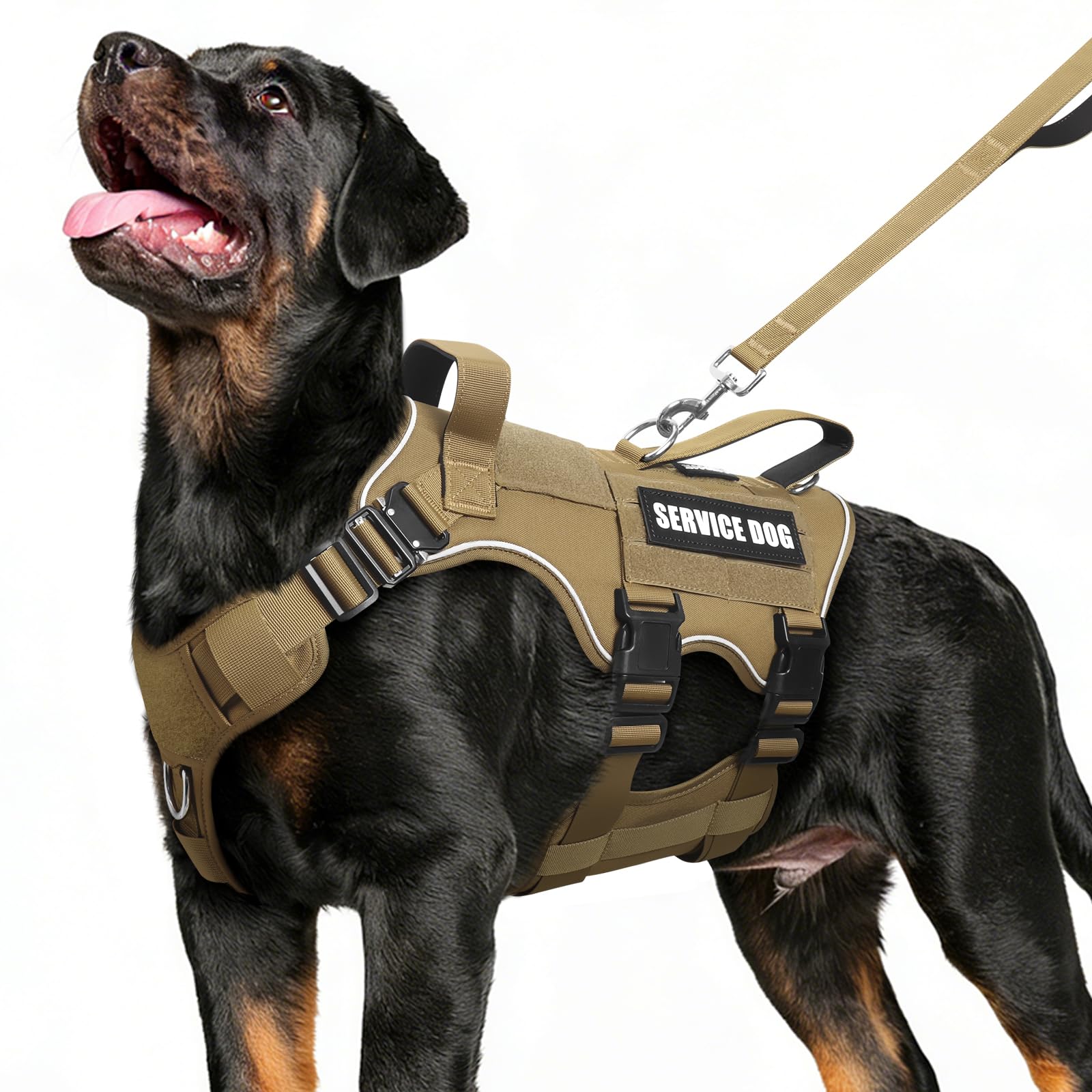 MOOGROU arnés-servicio para perro con set táctico para paseos seguros