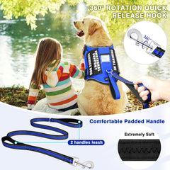 MOOGROU correa de 5 pies con dos asas acolchadas para control suave.