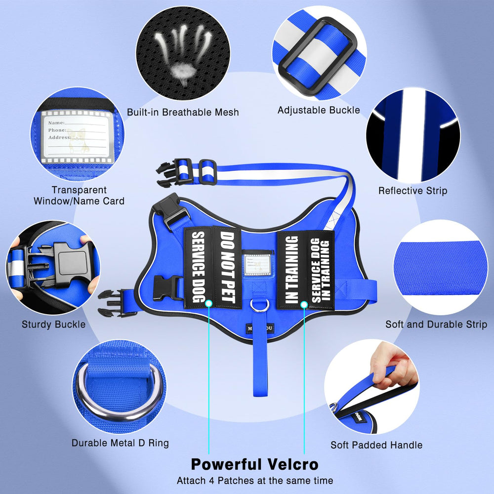 MOOGROU parches velcro brillantes para indicar estado y entrenamiento.