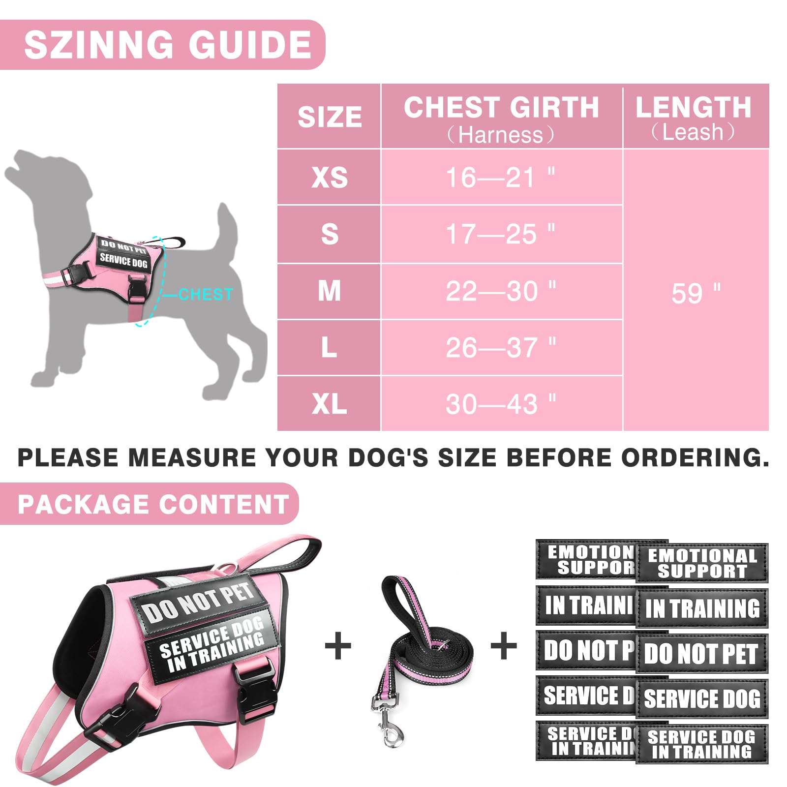 MOOGROU correa de 5 pies con dos asas acolchadas para control cómodo.