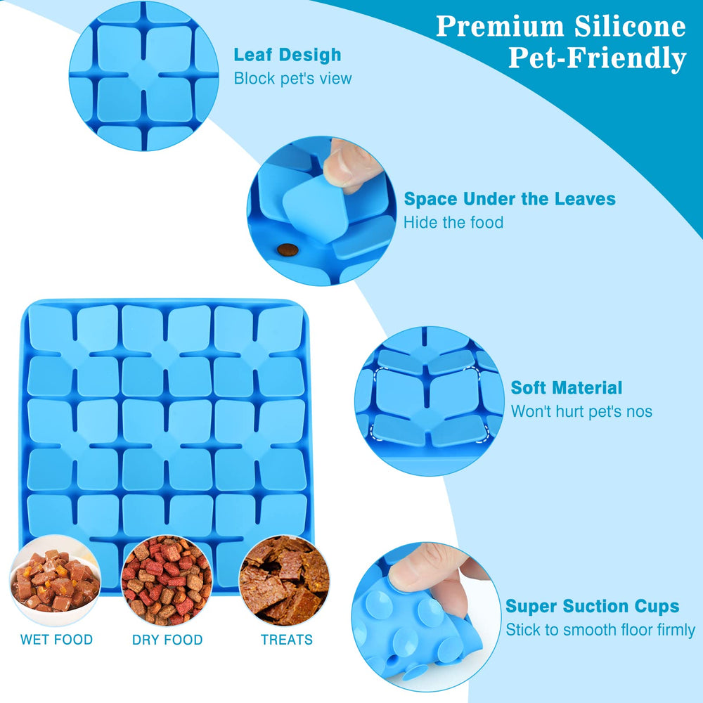 MOOGROU Snuffle Mat con 100 succiones, se adhiere firmemente al suelo.