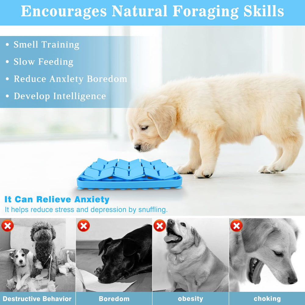 MOOGROU Snuffle Mat para forrajeo, mejora el olfato de tu perro de forma lúdica.