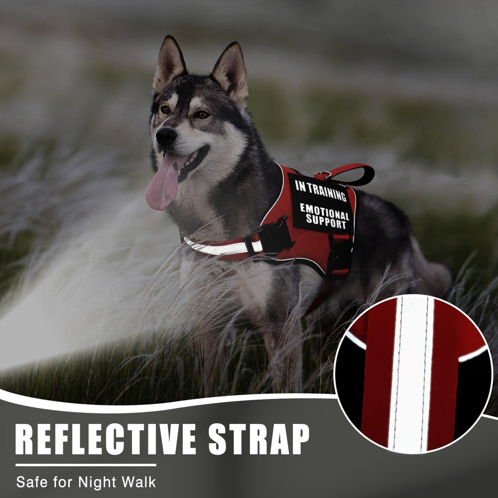 MOOGROU chaleco de talla mediana para perros de servicio