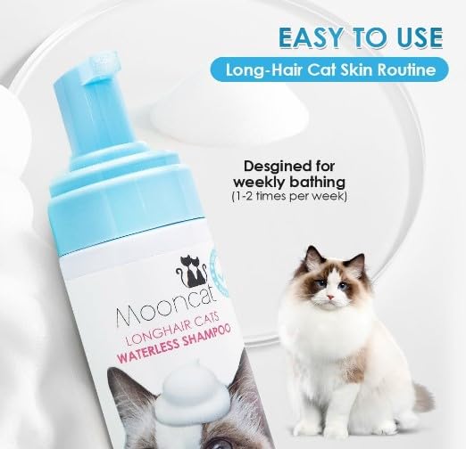 Mooncat uso diario rápido para gatos que evitan el baño