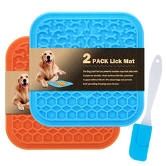 Tapete de lamido MooonGem con ventosas para fijar superficies, ideal para comer más lento.