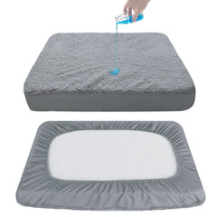 Moonsea ajuste elástico cama 54x44 pulgadas ofrece un ajuste seguro.