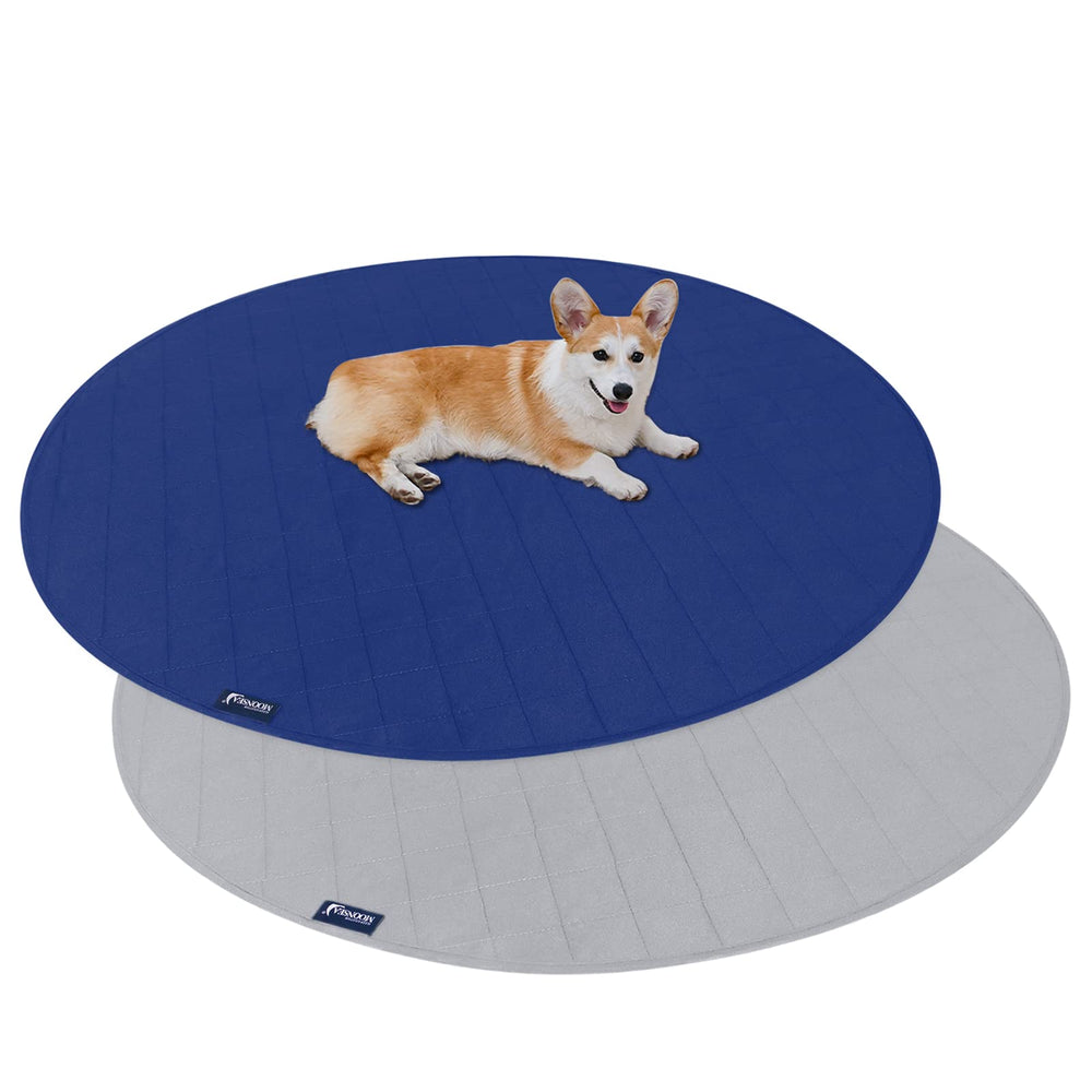 Moonsea almohadilla lavable para perros, redonda de 48 pulgadas, ideal para entrenamiento.