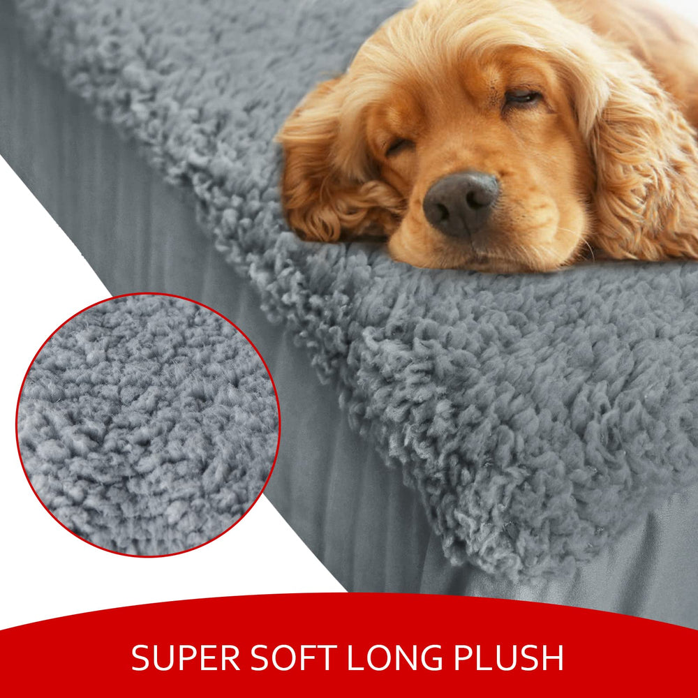 Moonsea funda cama perro impermeable, protege relleno y mantiene seco.