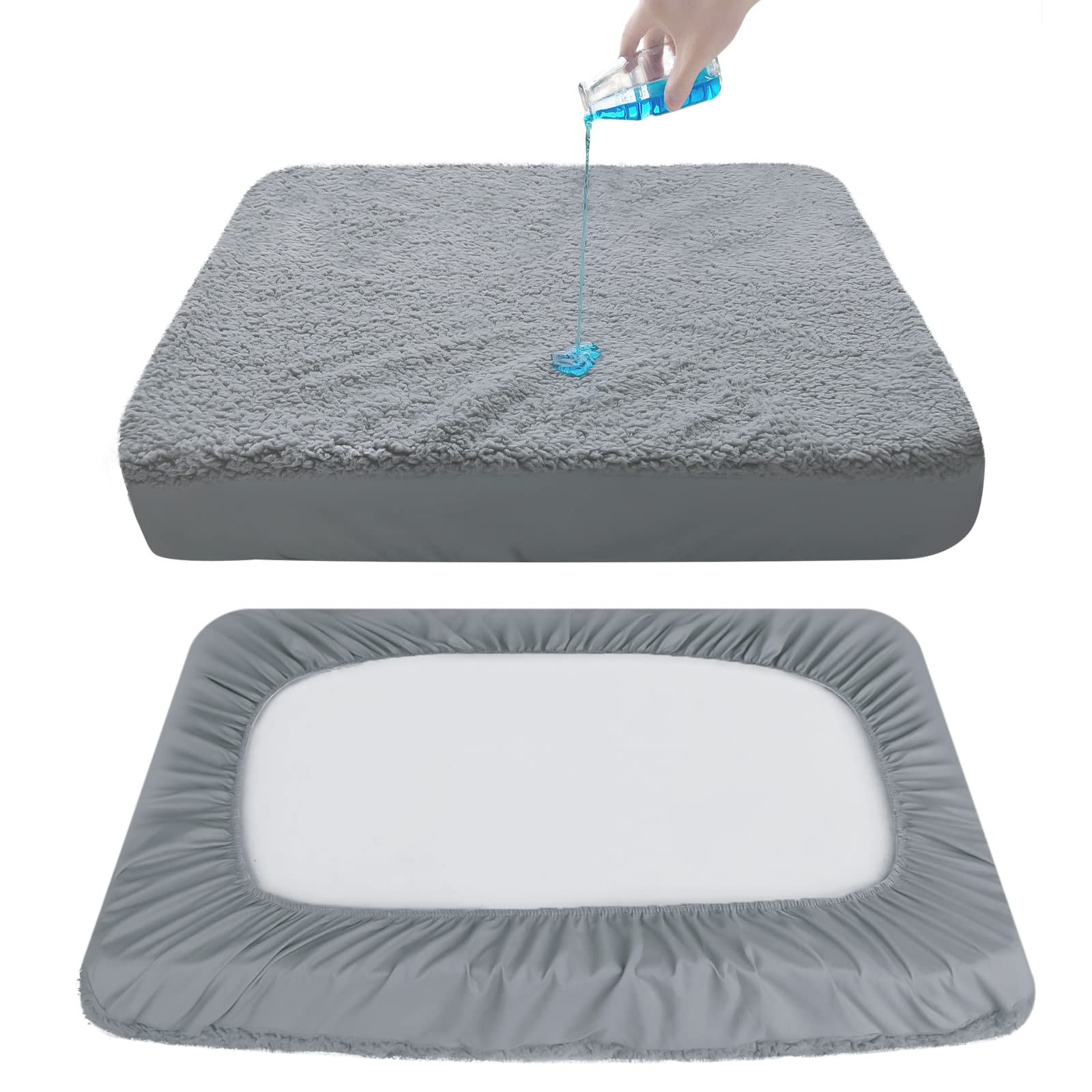 Moonsea funda cama perro lavable a máquina, limpieza fácil.