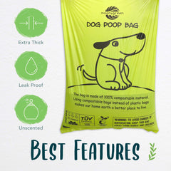 Bolsas sin fragancia Moonygreen, ideales para usuarios sensibles al olor.