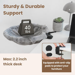 Moose Cozy: ajuste flexible para colocar la cama de gato en diferentes alturas