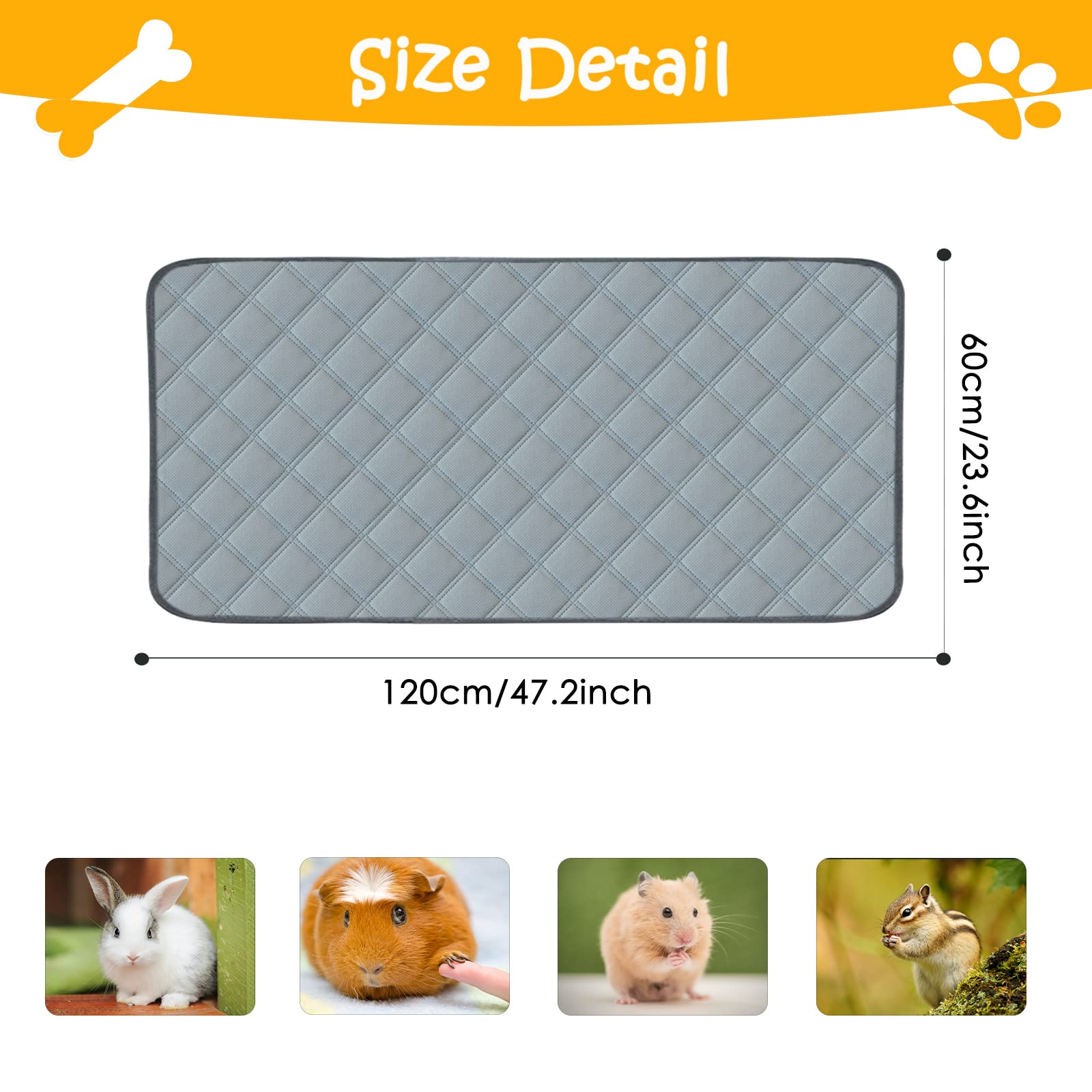 Almohadillas Mooydee para jaula, impermeables y antideslizantes.