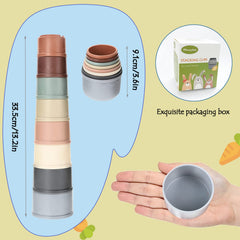 Mooydee tazas apilables cobaya: juego seguro y reciclable para pequeños roedores