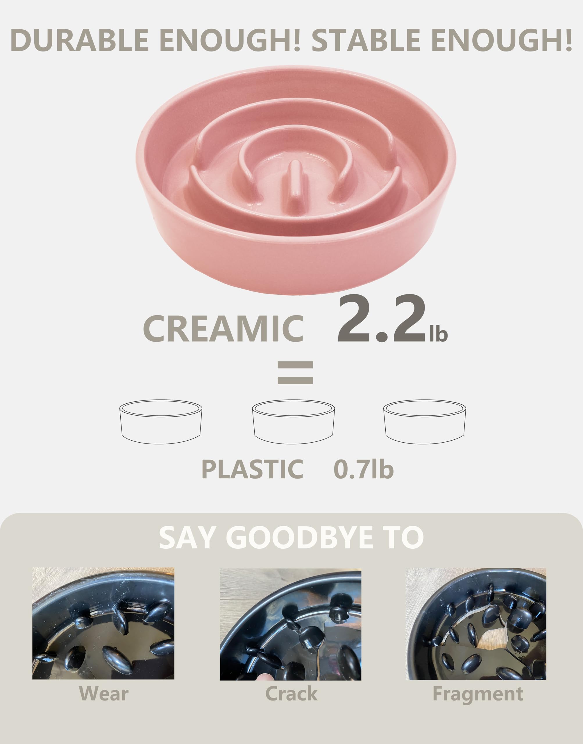 Diseño puzzle-laberinto de MOPANG para perros medianos durante la comida.