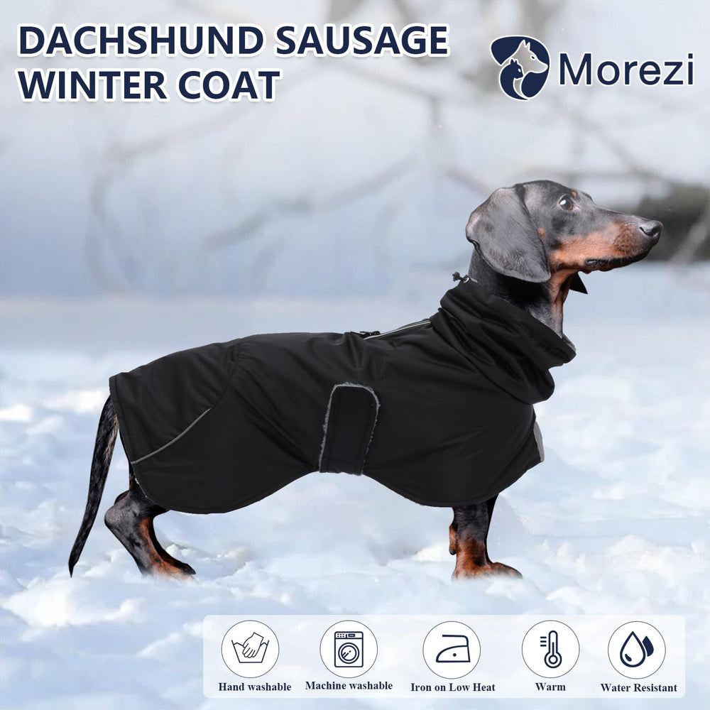 Chaleco Morezi para dachshund con correas ajustables para un ajuste cómodo