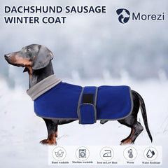 Morezi chaqueta dachshund reflectiva: borde reflectante para mayor visibilidad nocturna.