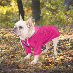 Morezi chaqueta impermeable para perros con orificio para arnés, uso cómodo