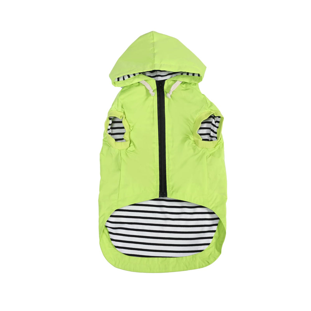 Morezi chubasquera impermeable para perro con capucha, protección en lluvia.