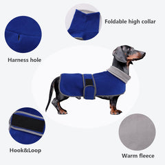 Morezi cuello plegable dachshund: ajusta la temperatura alrededor de las orejas durante el paseo.