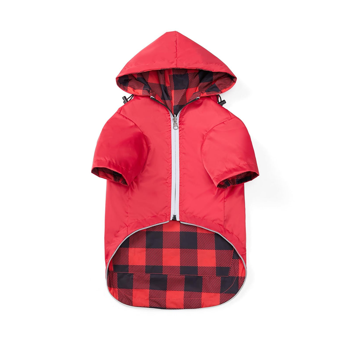Chubasquero Morezi para perros, doble capa con capucha, ideal para lluvia
