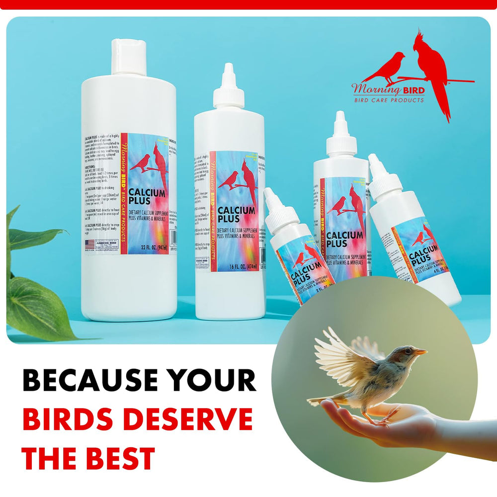 Morning Bird Calcium Plus Liquid adecuado para aves de todas las razas y etapas