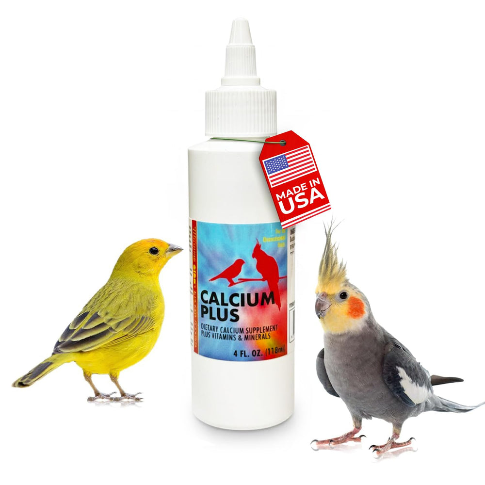 Morning Bird Calcium Plus Liquid vertido en agua para aves mejora la ingesta de calcio