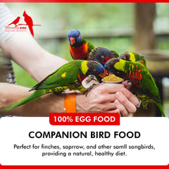 Mezclar Morning Bird Eggfood con agua facilita una consistencia más suave.