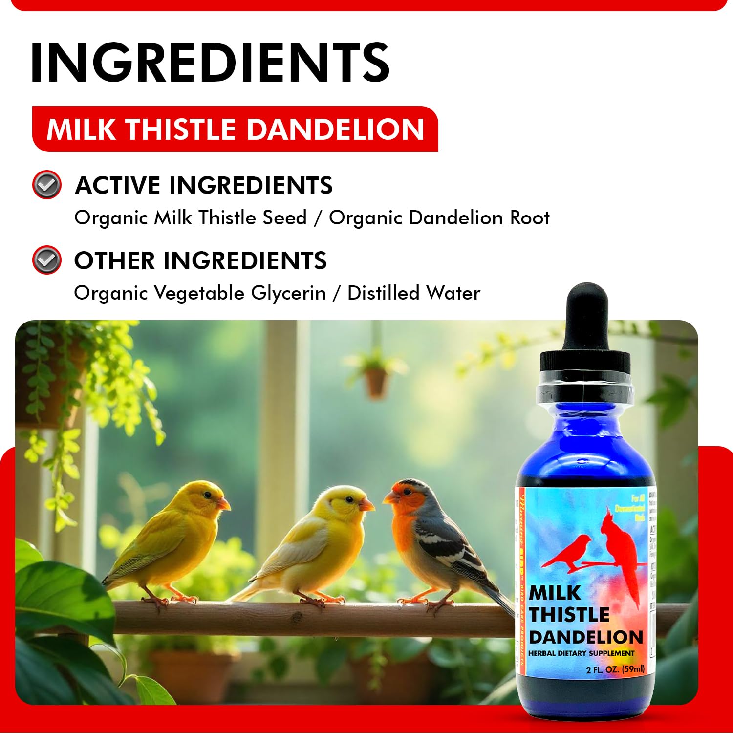 Morning Bird frasco-detox para higado de aves con gotero