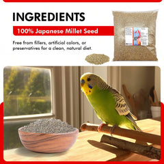 Morning Bird grano de mijo japonés, apoyo potencial para la fertilidad y reproducción.