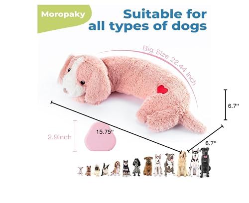 Moropaky Peluche Latido lavable a máquina con corazon removible
