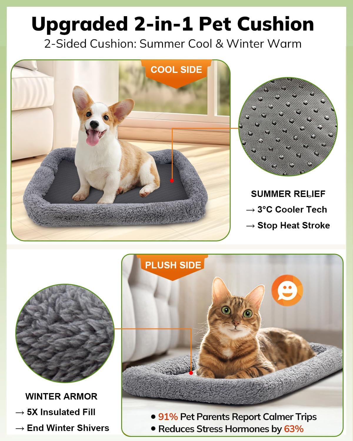 Morpilot transportín para gatos con diseño de malla balanceada para visibilidad y respiración.