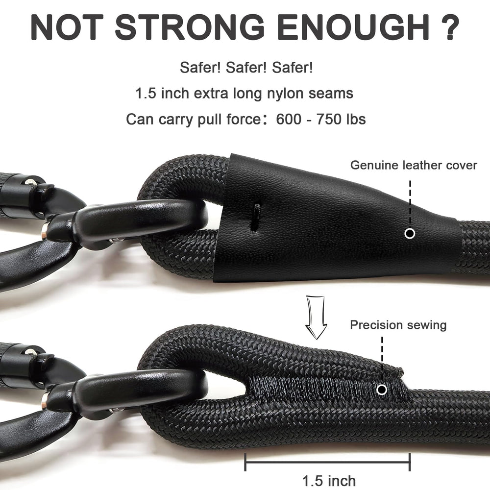 Conector de cuero MORXIL: unión duradera entre correa y collar.