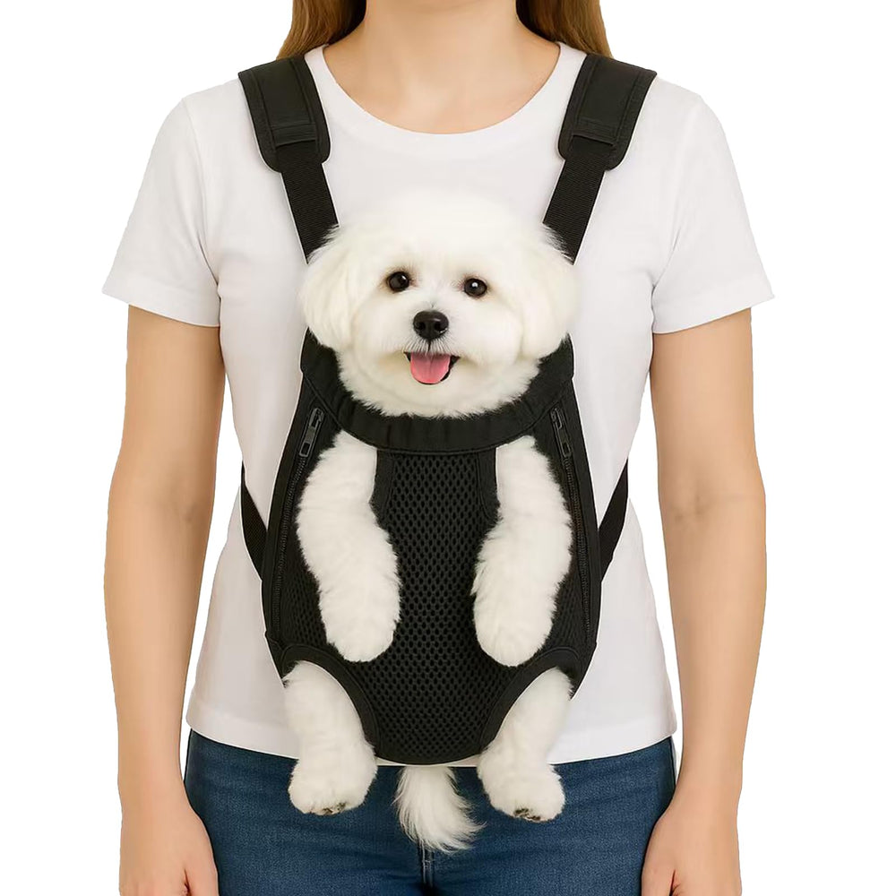 Mosago mochila portabebés perro frontal con ajuste para paseos cómodos.
