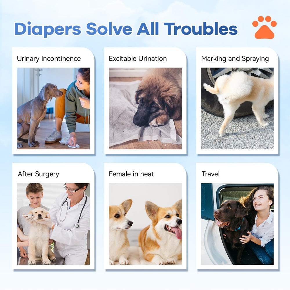 Mosamart panales-desechables-perro-capacidad-absorbente: alta capacidad para menos cambios.
