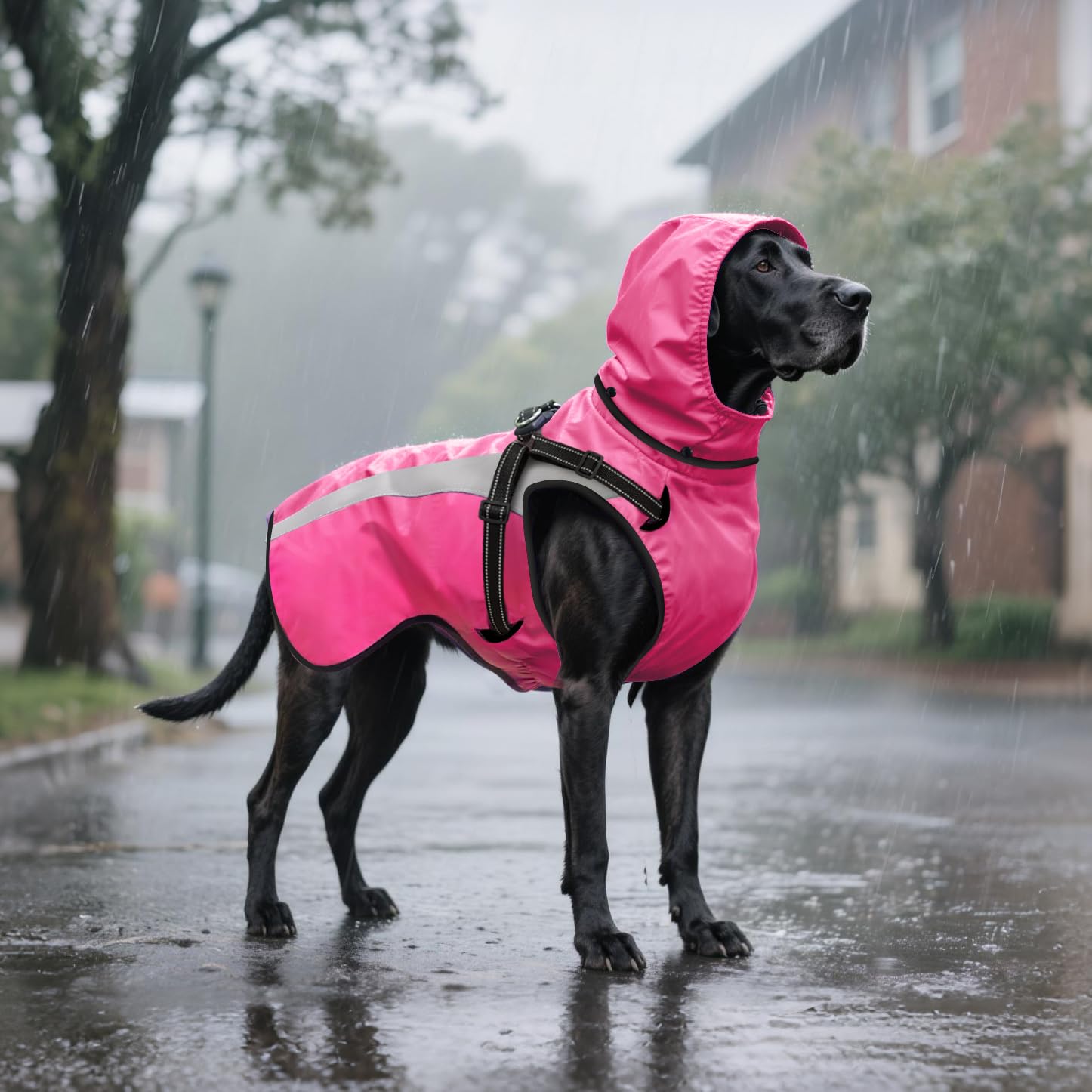 Material ligero e impermeable de Mosucoirl para mayor confort durante el paseo.