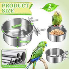 MotBach cuenco para aves, detalle de durabilidad y limpieza fácil.