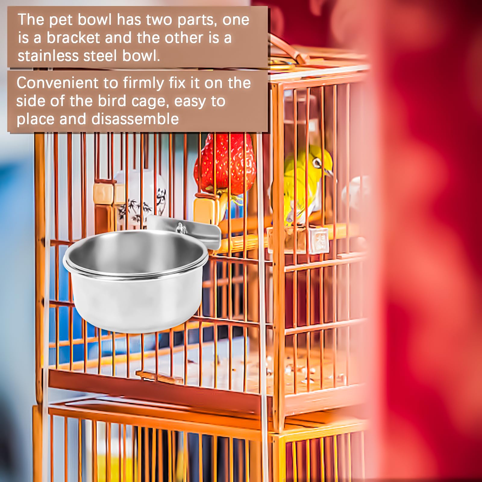 MotBach uso versátil para aves pequeñas y medianas.