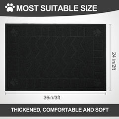 Motsamla tapis litière mesh indentation retient les particules pour sol propre