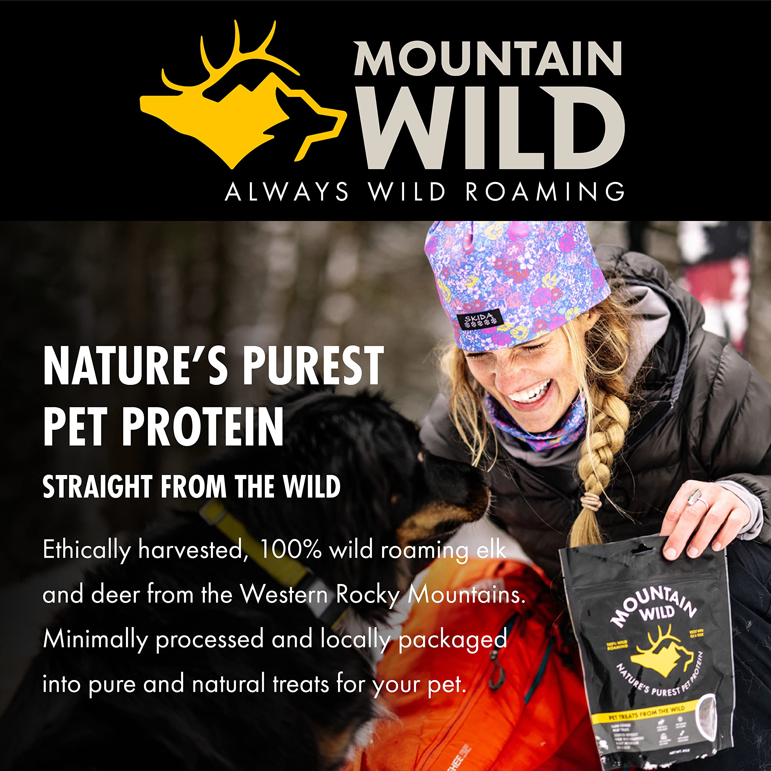 MOUNTAIN WILD elaborado en Montañas Rocosas, EE. UU., sabor auténtico.