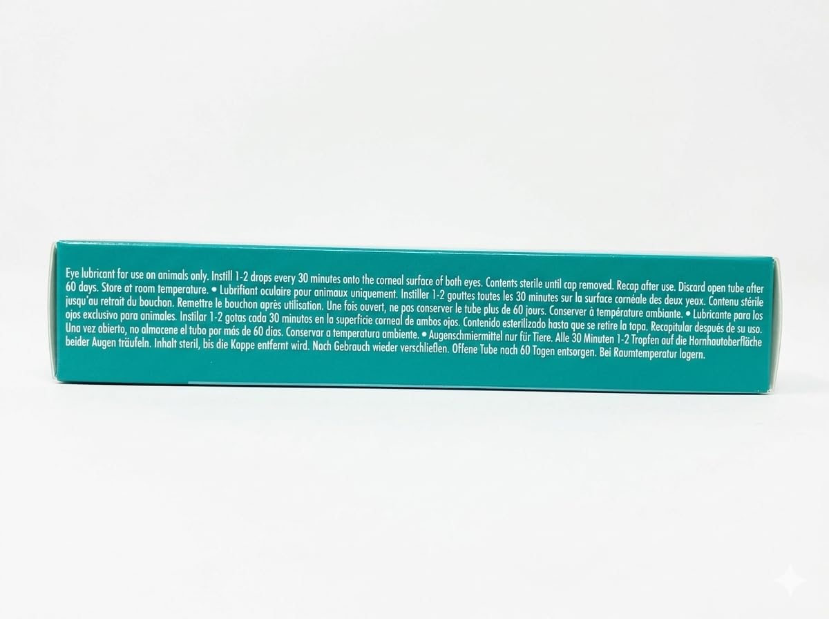 MOYLEAF Aventix lubricante ocular, aplicación fácil para mascotas durante el cuidado diario.