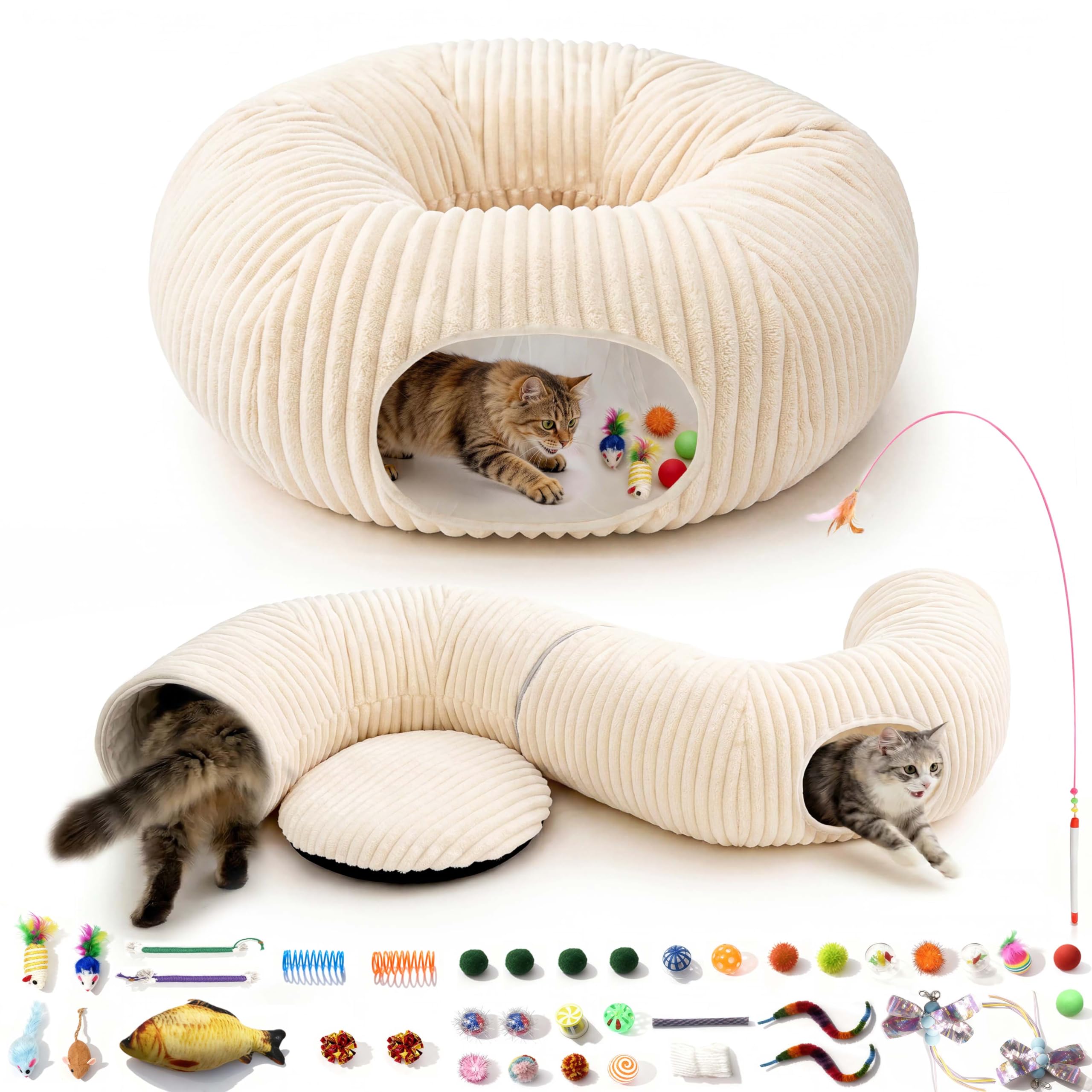 MOYMO túnel-gato-interactivo para juego activo y exploración diaria