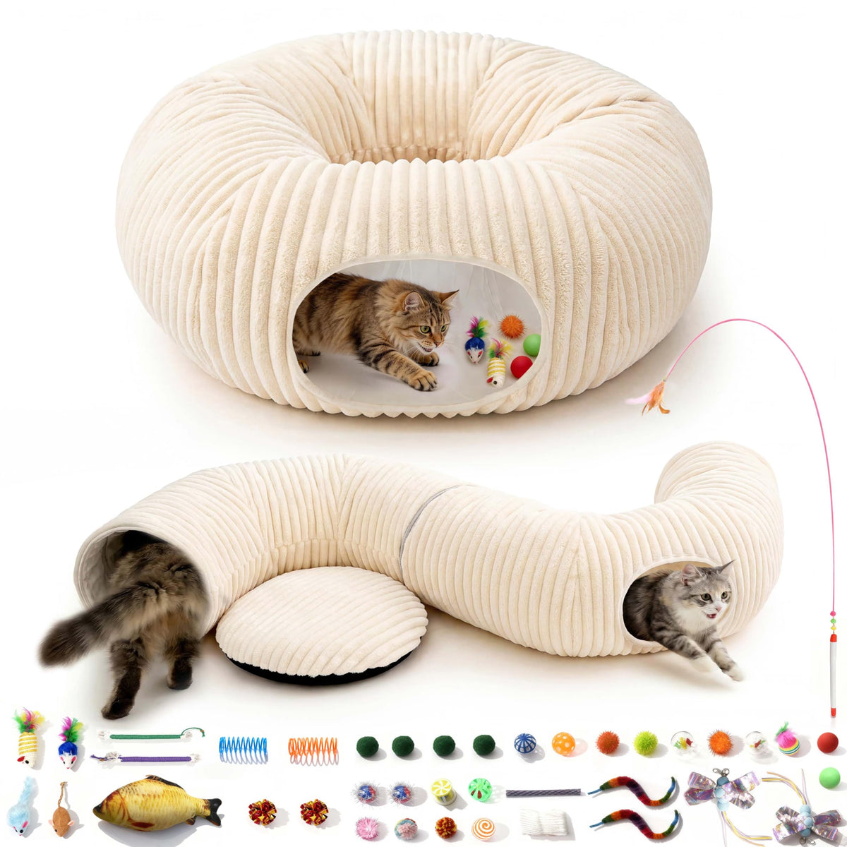 MOYMO túnel-gato-interactivo para juego activo y exploración diaria