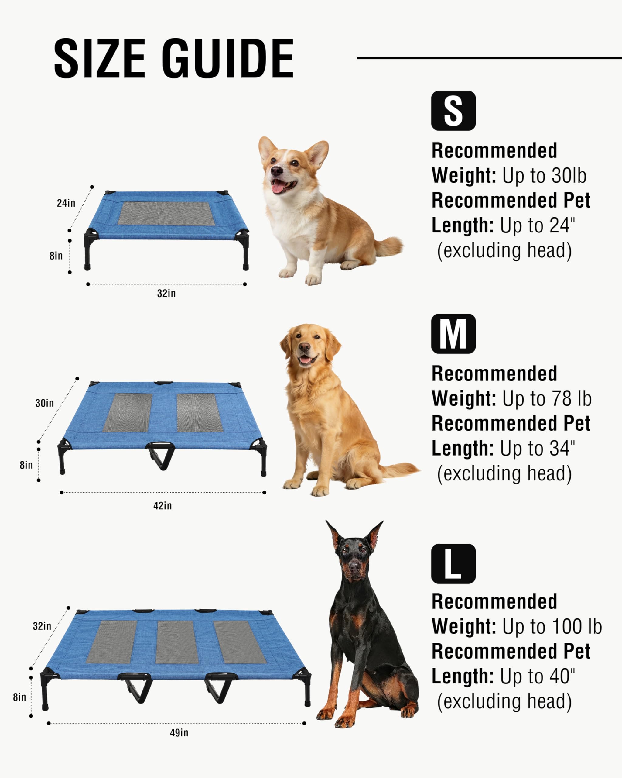 Moysoon cama elevable ofrece refugio cómodo para el descanso del perro